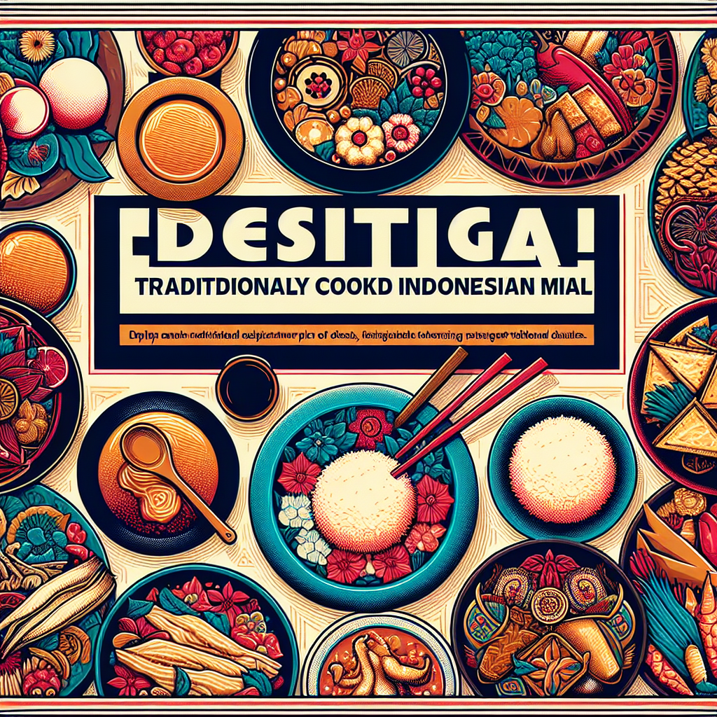 Kreasi Poster Makanan Tradisional Indonesia yang Menggugah Selera