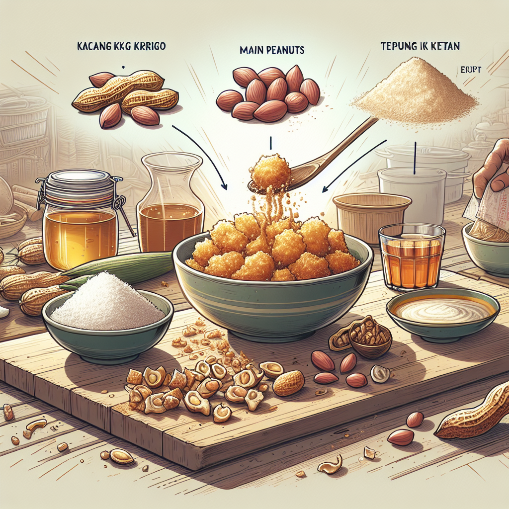 Resep Kacang Kribo Tepung Ketan: Cara Mudah Membuat Camilan Renyah dan